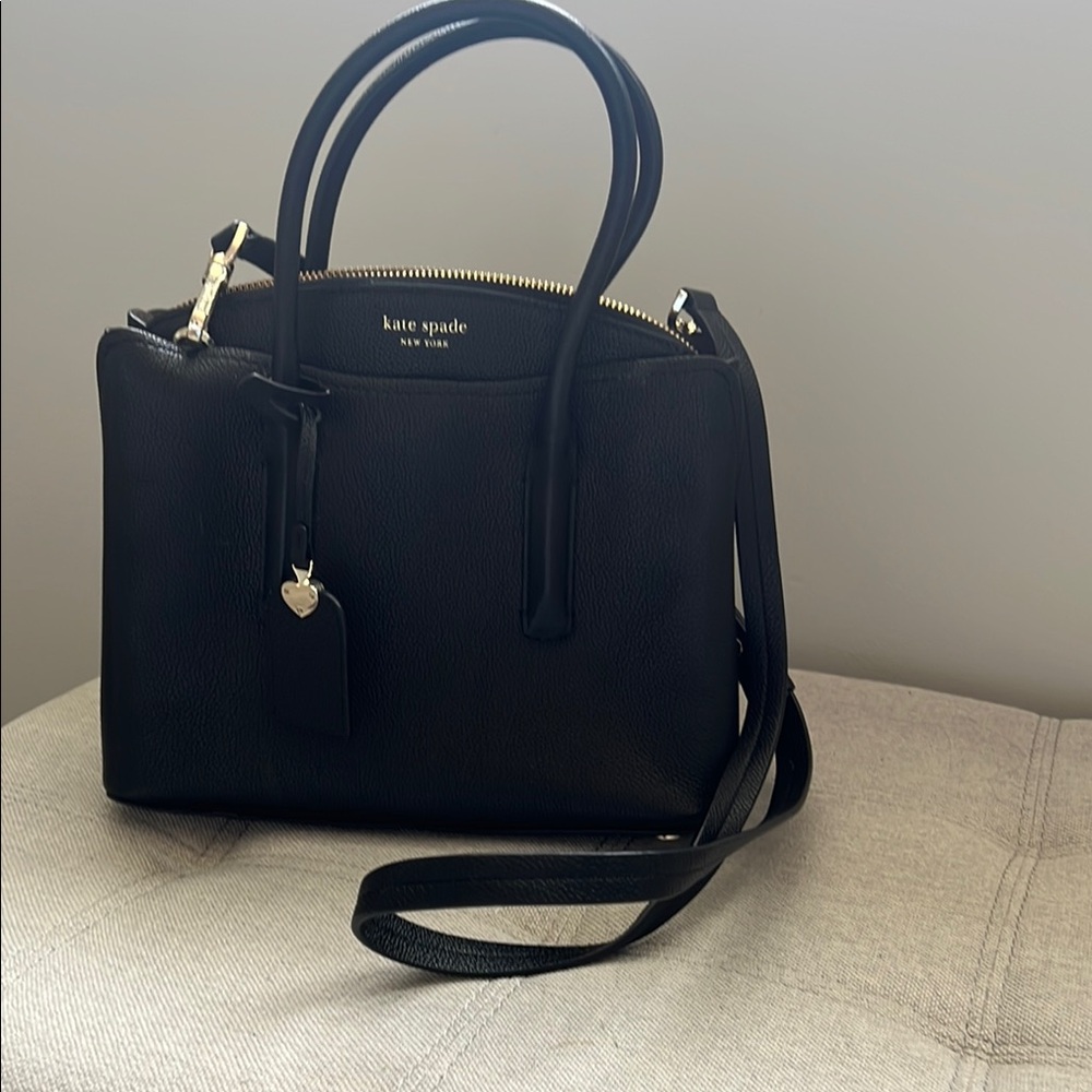 Kate Spade Black Satchel with Structured Design
